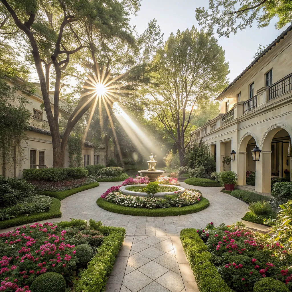 Sunburst Courtyard
